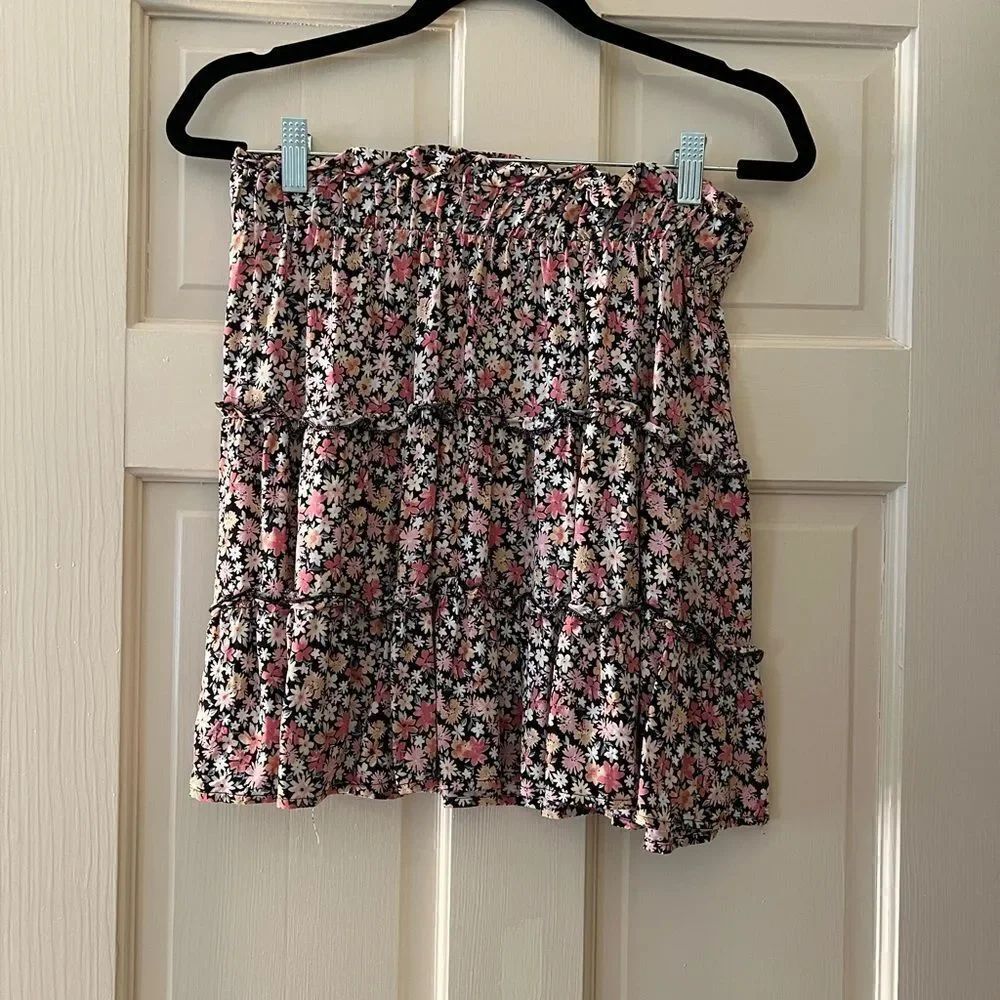 Wild Fable Floral Skirt M